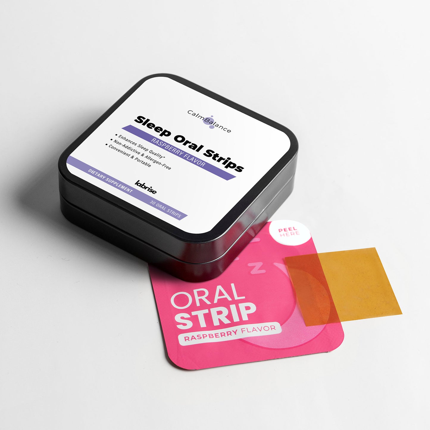 Sleep Oral Strips (Raspberry)