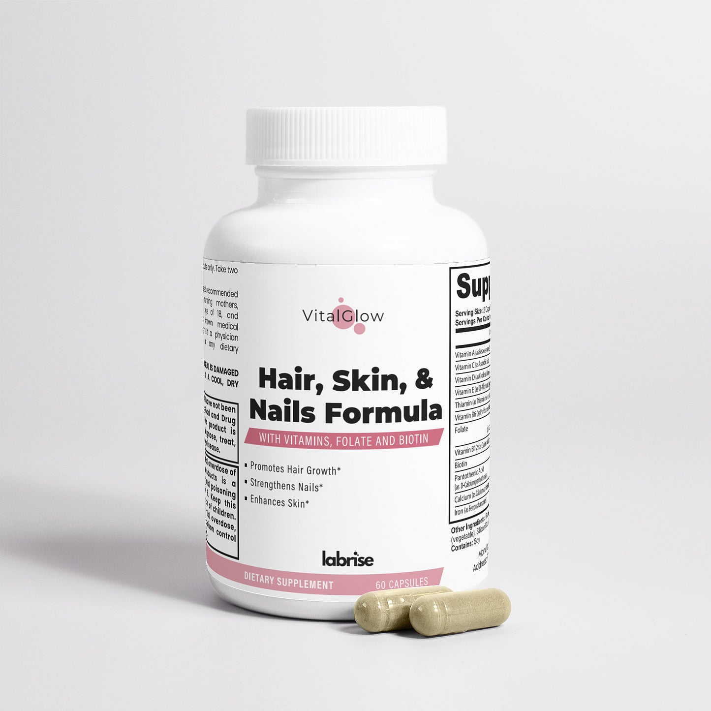 Hair, Skin and Nails VitalGlow Formula