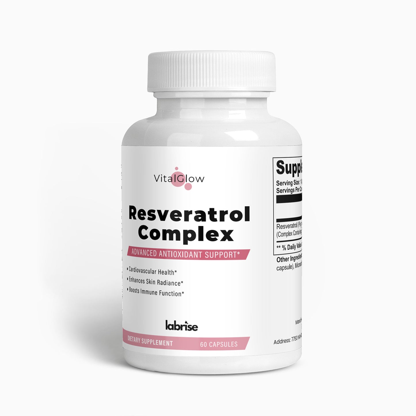 Resveratrol 600mg (Antioxidant Support)