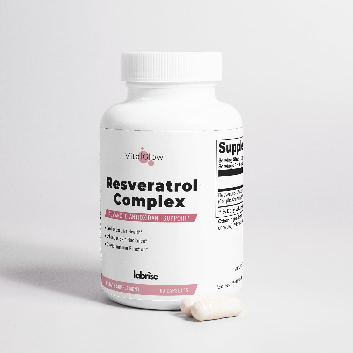 Resveratrol 600mg (Antioxidant Support)