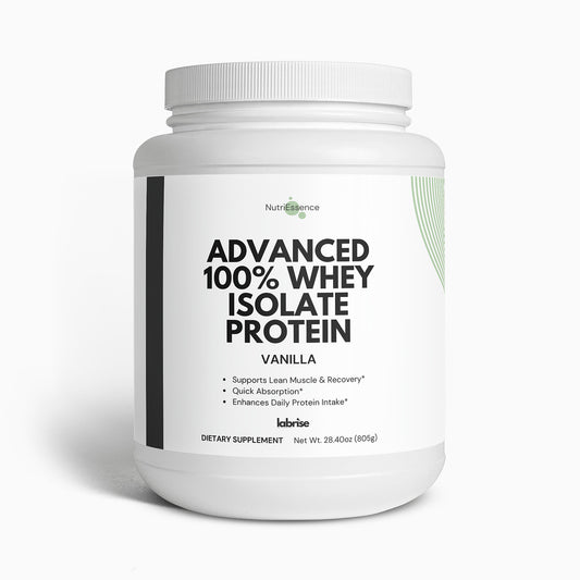 Advance 100% Whey Protein Isolate NutriEssence - Creamy Vanilla Flavor